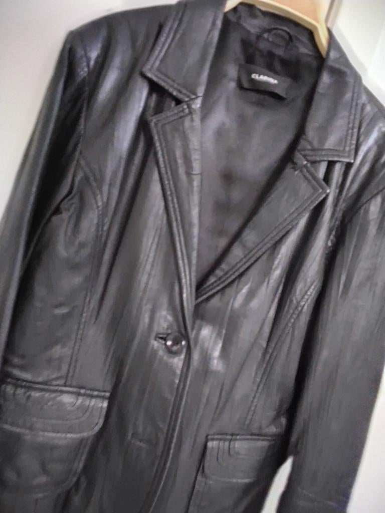 Gilet en cuir pour femme, Vêtements | Femmes, Vestes & Costumes, Enlèvement, Taille 38/40 (M), Noir