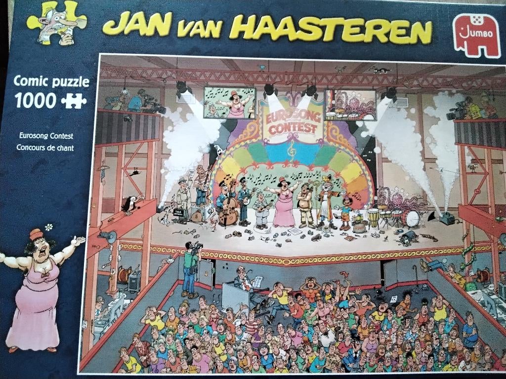 Jan van Haasteren  puzzel, Ophalen, 500 t/m 1500 stukjes, Zo goed als nieuw, Legpuzzel