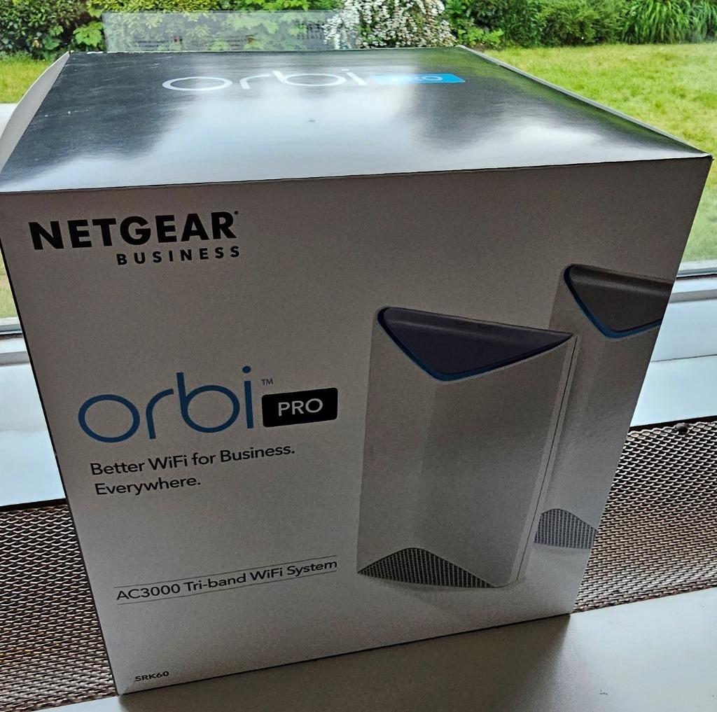 Netgear Orbi Pro SRK60 AC3000 Mesh WiFi Complet, Enlèvement ou Envoi, Comme neuf, Routeur, Netgear