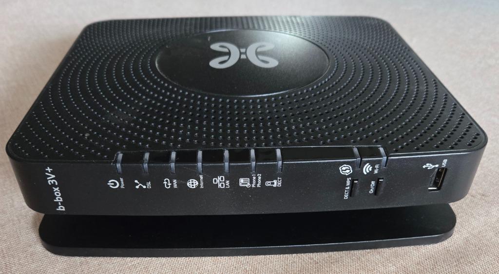 Proximus B-Box 3V+ modem, Enlèvement, Comme neuf, Routeur avec modem, Proximus