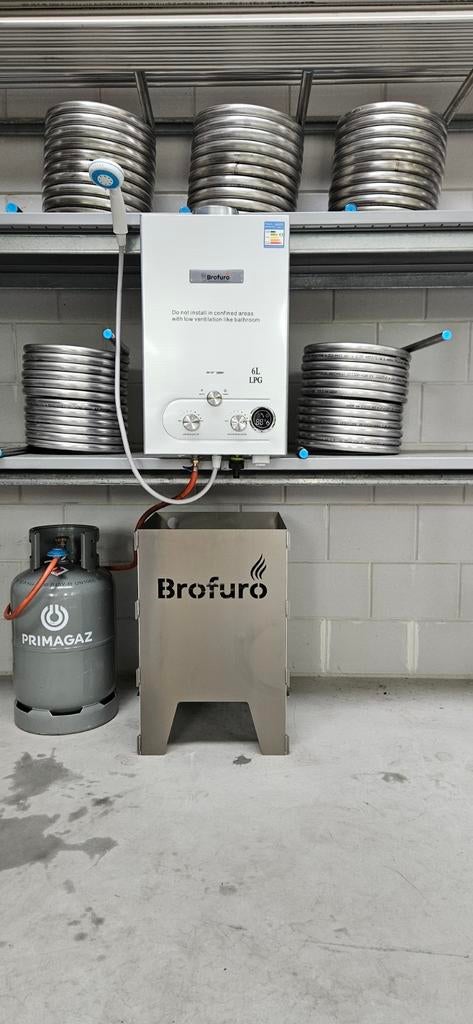 Zware Zwembadverwarming gas gestookt 36kw hottub zwembad, Tuin en Terras, Ophalen of Verzenden, Nieuw, Verwarming