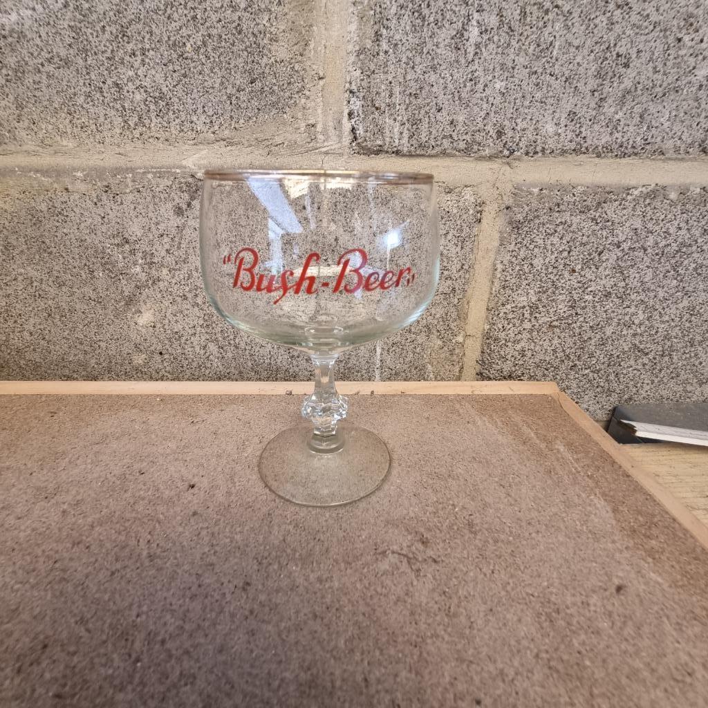 Verre Bush Beer (modèle 4), Collections, Enlèvement ou Envoi, Utilisé, Verre ou Verres, Autres marques