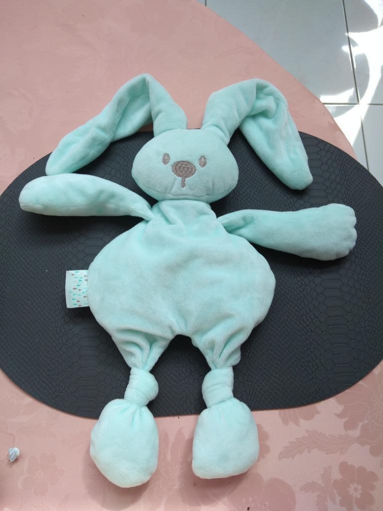 knuffel nattou konijn 2 stuks  (doos 122), Ophalen of Verzenden, Nieuw, Konijn