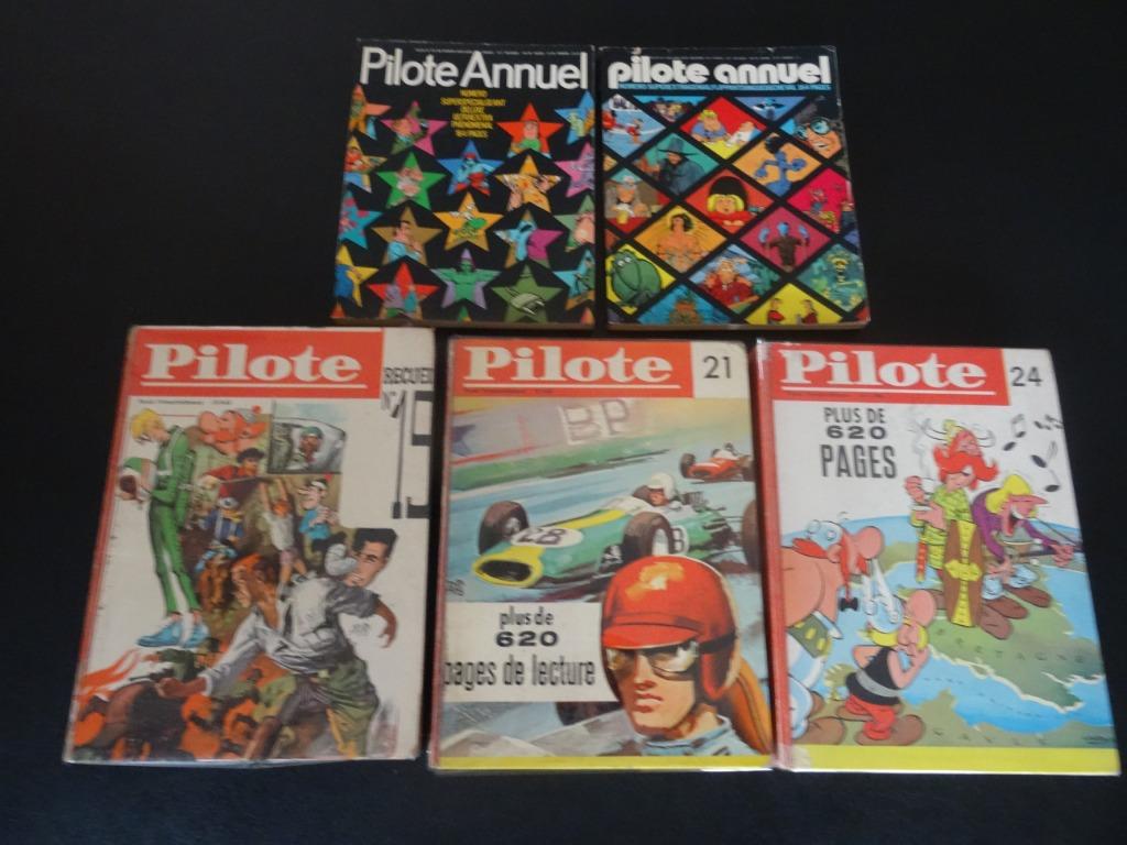 Recueils Pilote + 73 et 75, Plusieurs BD, Enlèvement ou Envoi, Utilisé, Divers auteurs