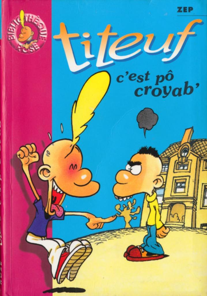 Lot de BD titeuf bibliothèque rose, Plusieurs BD, Enlèvement ou Envoi, Comme neuf, Zep
