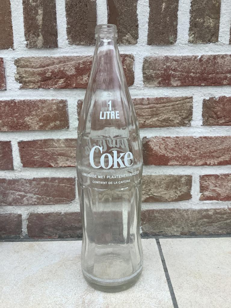 Coca cola fles 1L., Verzamelen, Ophalen, Gebruikt, Gebruiksvoorwerp