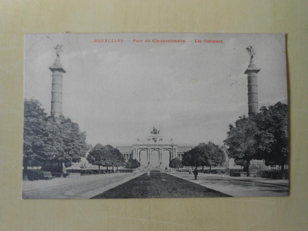 2 ansichtkaarten van het Jubelpark Brussel, Ophalen of Verzenden, Voor 1920, Gelopen, Brussel (Gewest)