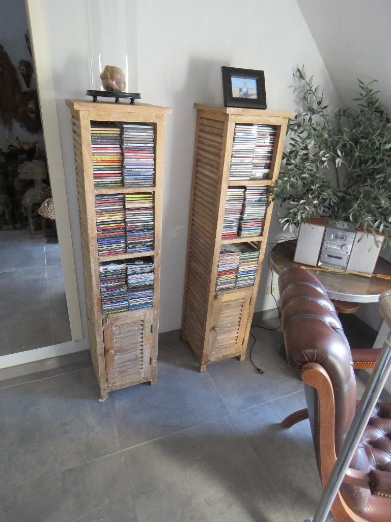 Koppel kastjes in mangohout, Huis en Inrichting, Ophalen