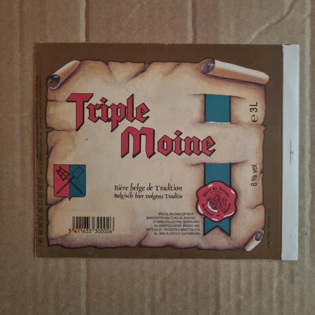 Autocollant Triple Moine (modèle 2), Ophalen of Verzenden, Gebruikt, Overige typen, Overige merken