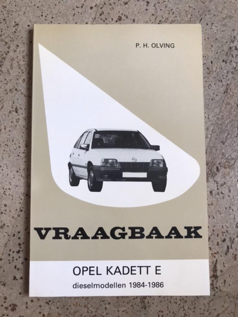 Vraagbaak Opel Kadett E dieselmodellen 1984-1986, Enlèvement ou Envoi