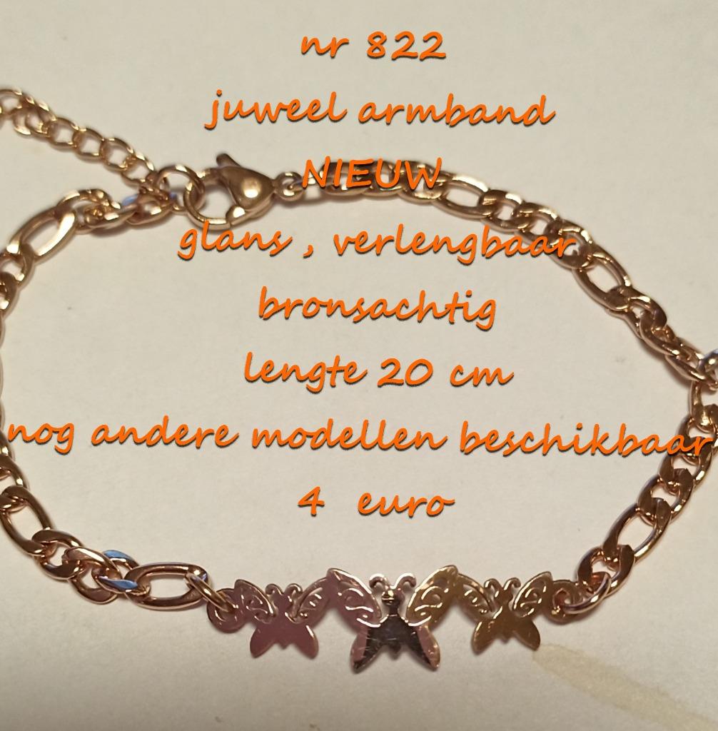 822. Bijou : bracelet, NEUF, @DERNIÈRE PIÈCE@, expédition, Envoi, Neuf, Or, Autres matériaux