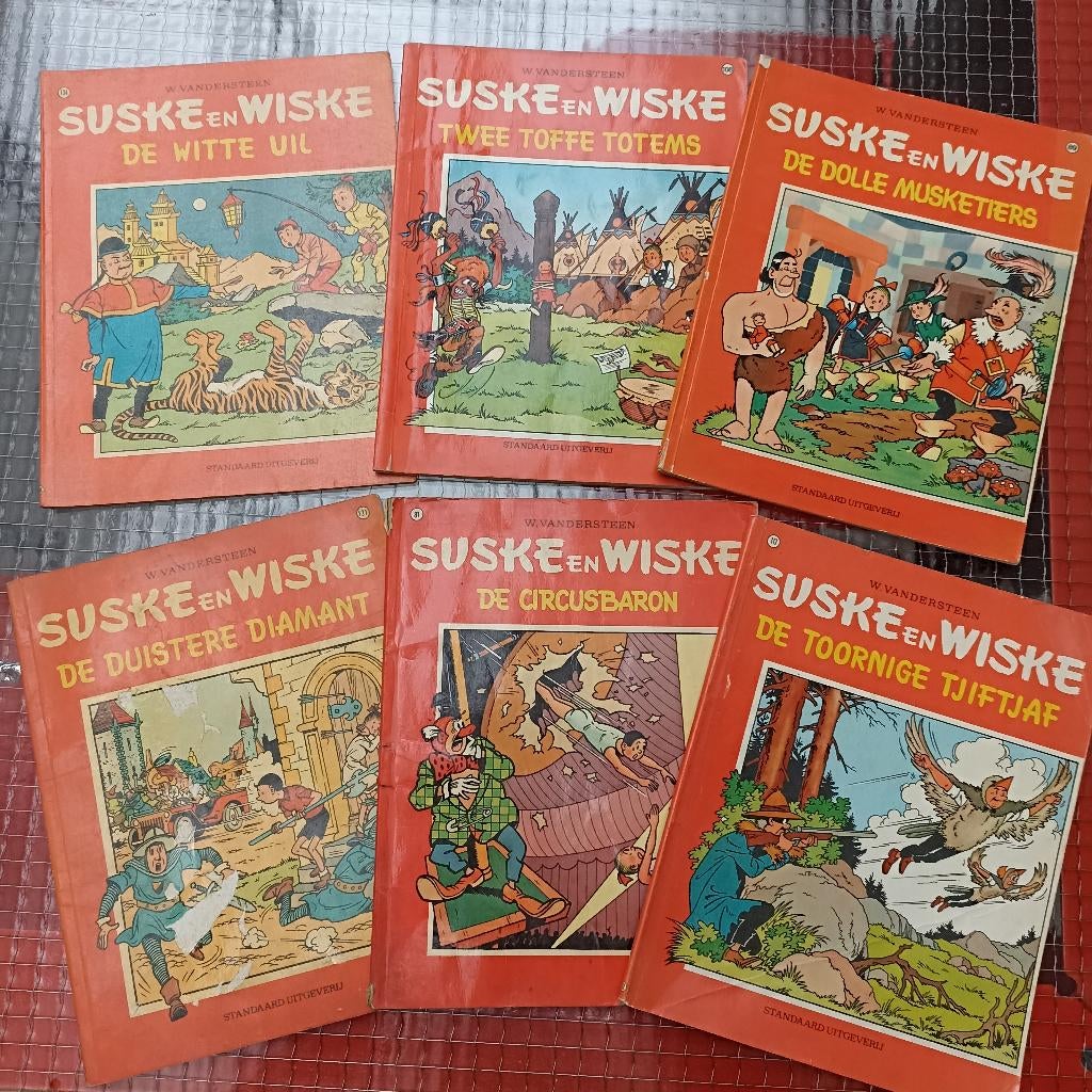 Suske en Wiske strips jaren 1960-70, Gelezen, Willy Vandersteen, Ophalen of Verzenden, Meerdere stripboeken