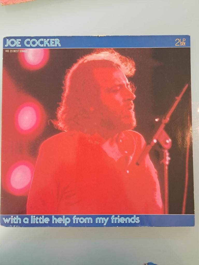 Joe cocker ..2lp..with a little help  from my friends, Cd's en Dvd's, Verzenden, Zo goed als nieuw