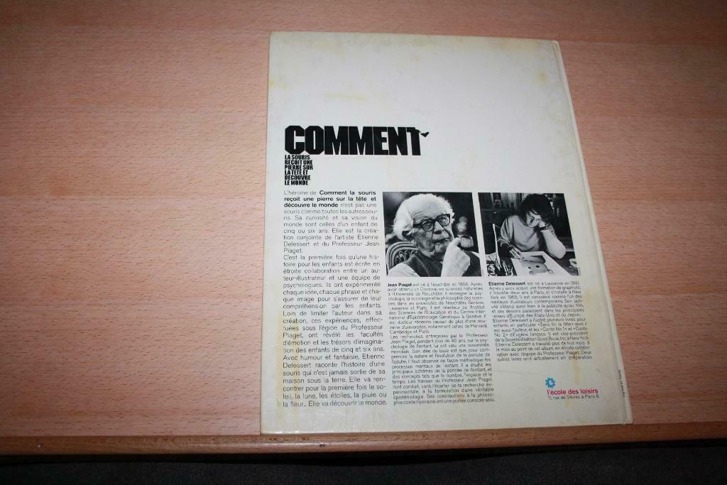 Comment- Etienne Delessert La souris recoit une pierre sur l, Gelezen, Ophalen of Verzenden, Etienne Delessert, Fictie