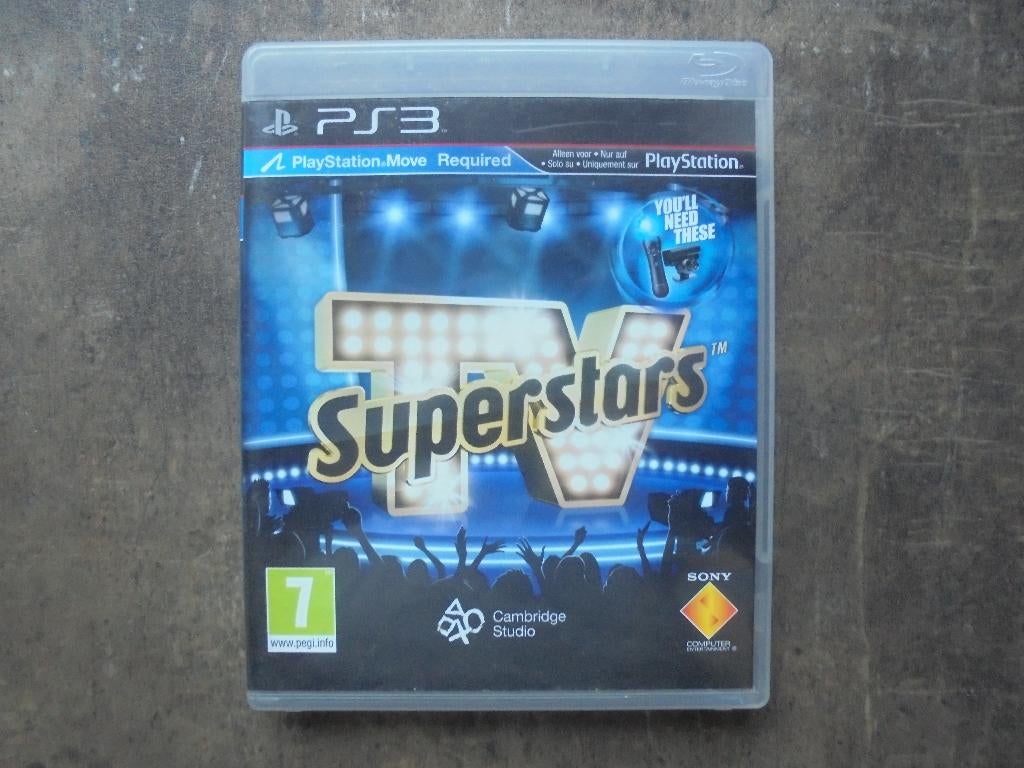 TV Superstars voor PS3 (zie foto's), Consoles de jeu & Jeux vidéo, Jeux | Sony PlayStation 3, Enlèvement ou Envoi, 1 joueur, À partir de 7 ans