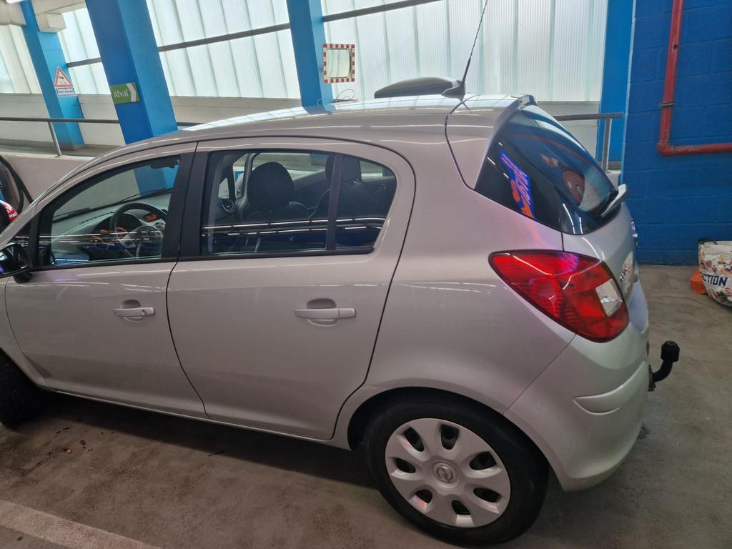Opel corsa 2012, Auto's, Opel, Particulier, Corsa, Benzine, Euro 5, 4 deurs, Zilver of Grijs, Zwart, Ophalen