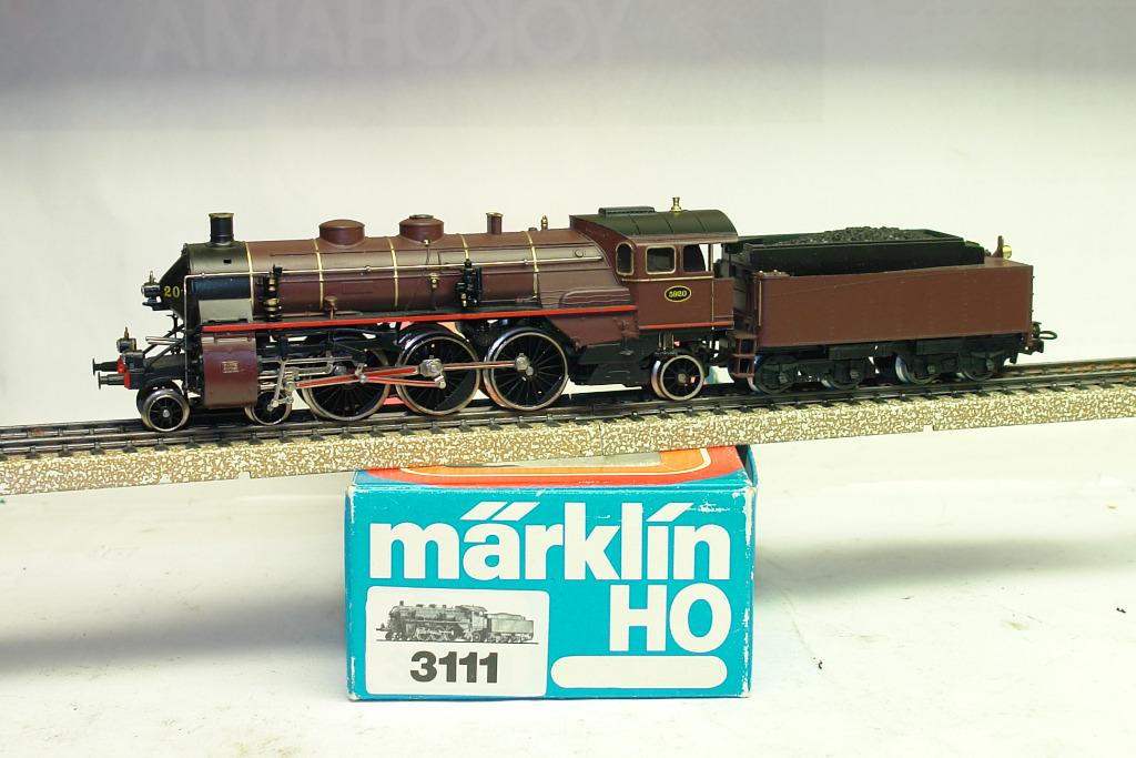MARKLIN 3111 SNCB NMBS VAPEUR 5950 NORD BELGE, Analogique, Courant alternatif, Comme neuf, Locomotive