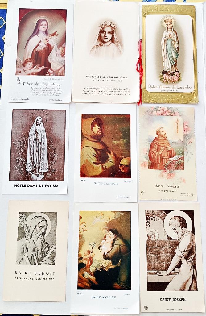 Images pieuses / religieuses vintage belges avec prières, Enlèvement ou Envoi, Image pieuse