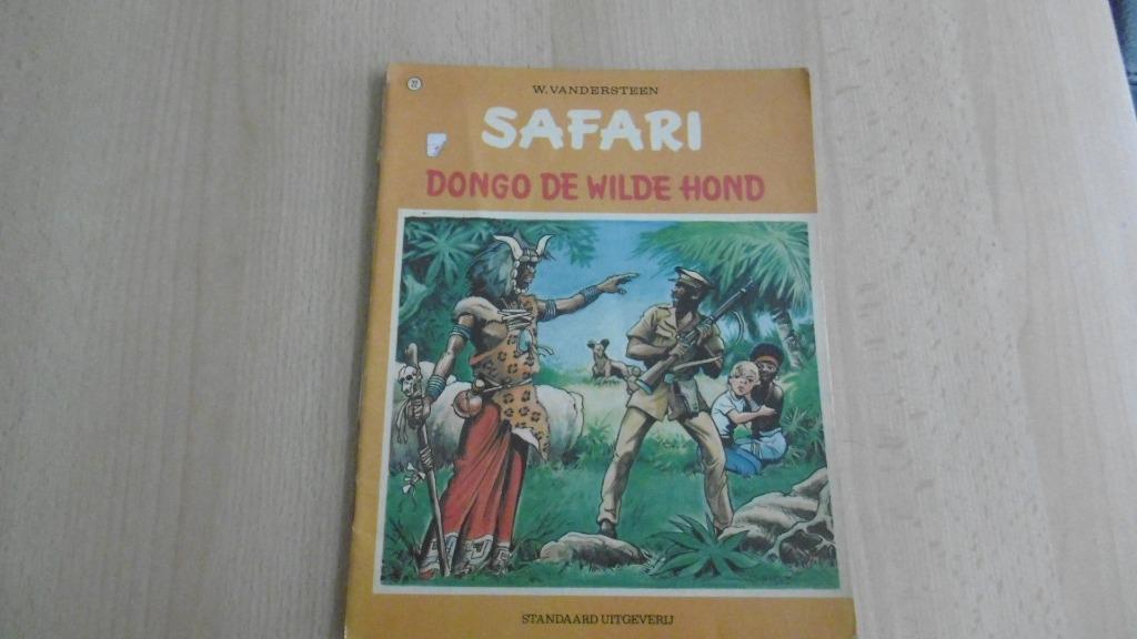 strip : safari - Dongo de wilde hond, Enlèvement ou Envoi, Utilisé