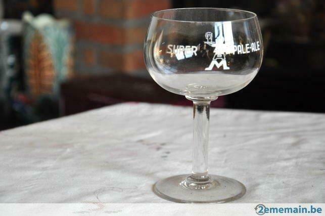 verre à bière sur pied bam super pale ale, Collections, Enlèvement ou Envoi, Utilisé