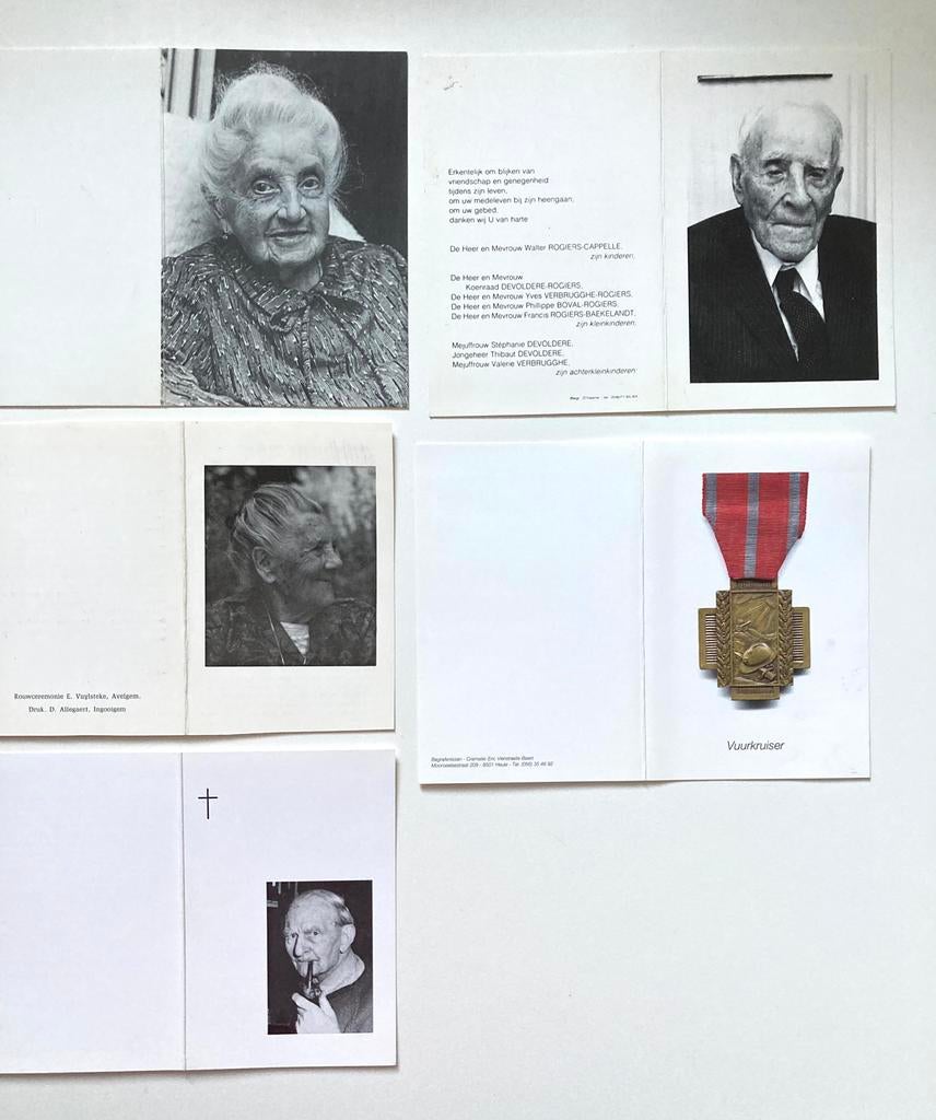 bidprentjes eeuwelingen, Ophalen of Verzenden
