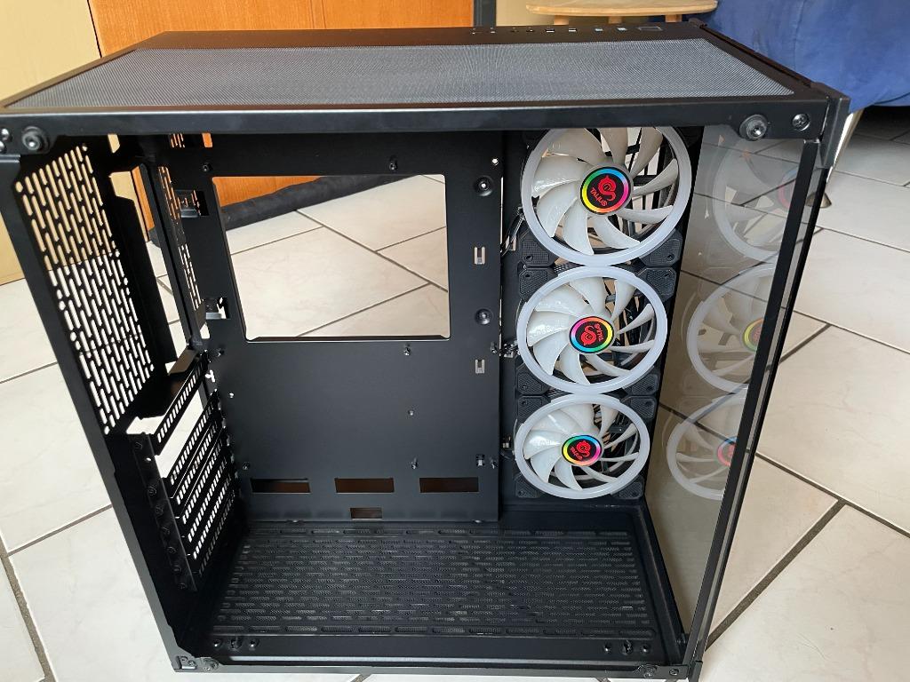Talius Chronos - Boîtier PC Gamer en Verre trempé, Enlèvement, Comme neuf
