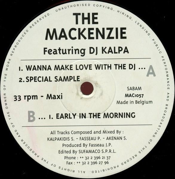 The Mackenzie – Wanna Make Love With The DJ, Cd's en Dvd's, Vinyl | Dance en House, Ophalen of Verzenden, Gebruikt