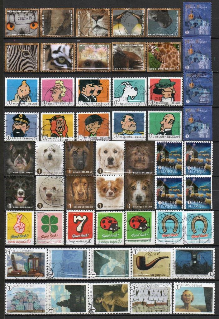 Gestempelde postzegels van België uit boekjes (9), Ophalen of Verzenden, Gestempeld, Gestempeld