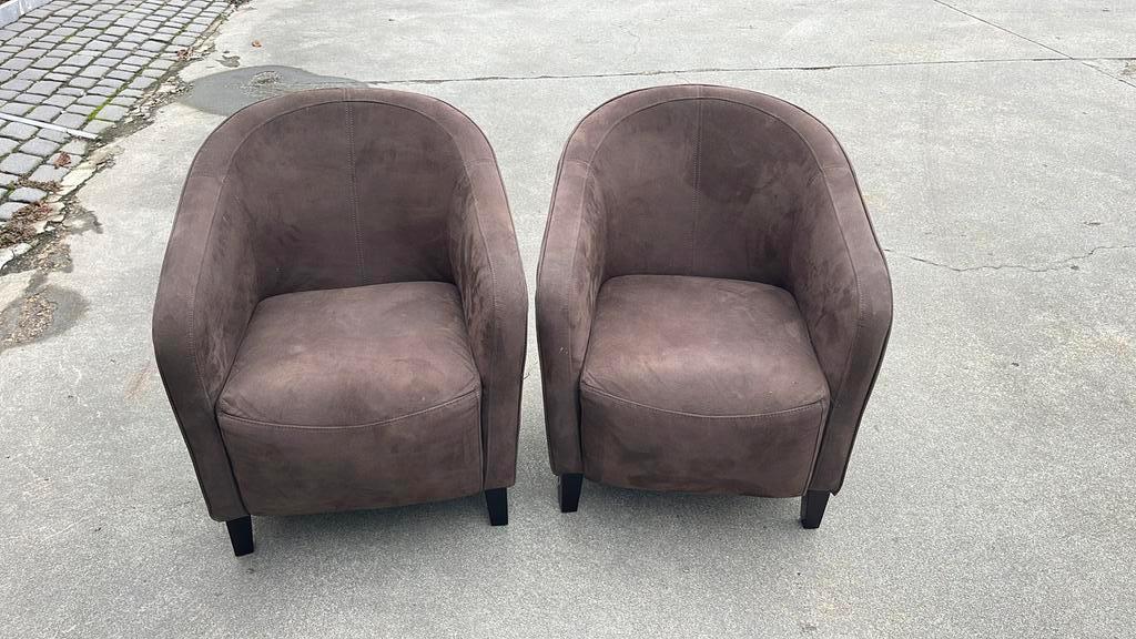 Sièges baquets bruns, 2 sièges en tissu mousse, Enlèvement, Comme neuf, Tissus
