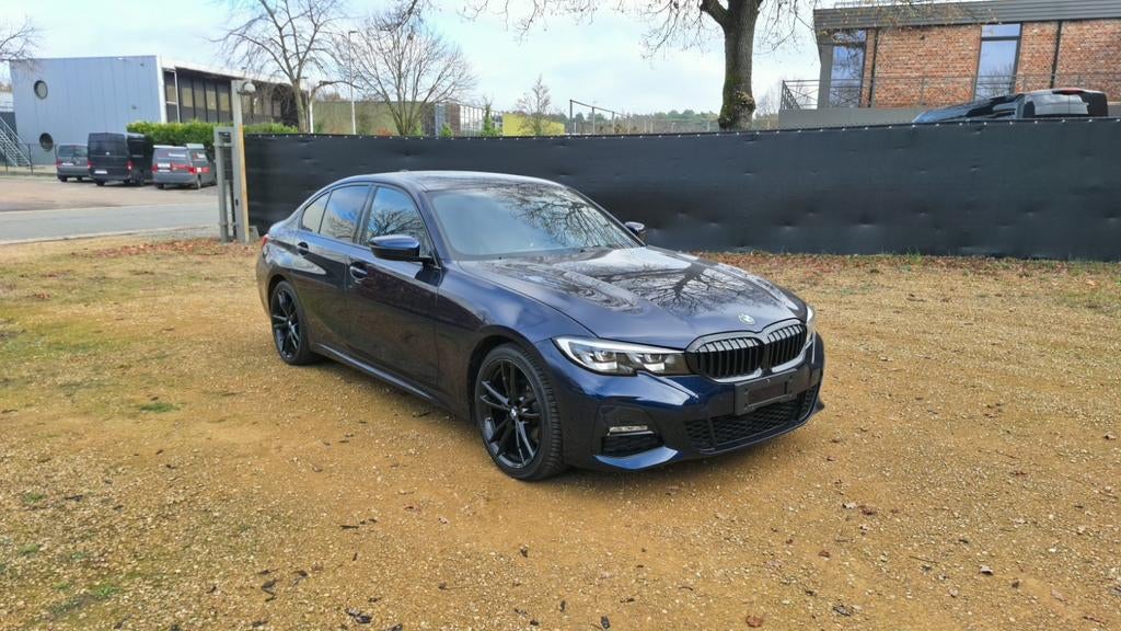 BMW 318d M Sport Individual Tansanitblue, Cuir et Alcantara, Achat, Boîte manuelle, Noir