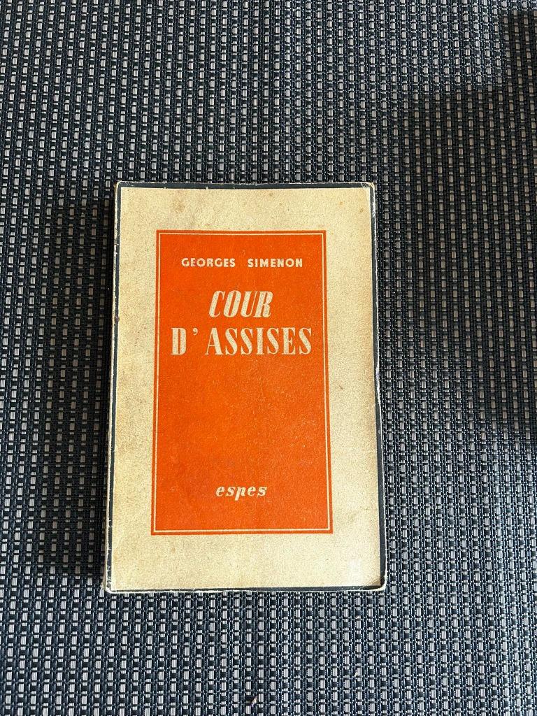 LIVRE COUR D'ASSISES SIMENON, Enlèvement ou Envoi, Utilisé, SIMENON