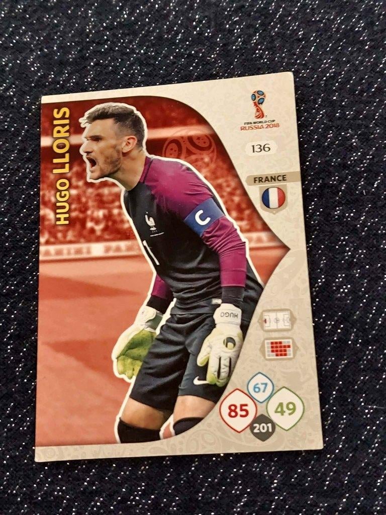 Voetbalkaart : Panini / Hugo Lloris / Frankrijk / WK 2018, Verzenden, Zo goed als nieuw, Spelerskaart