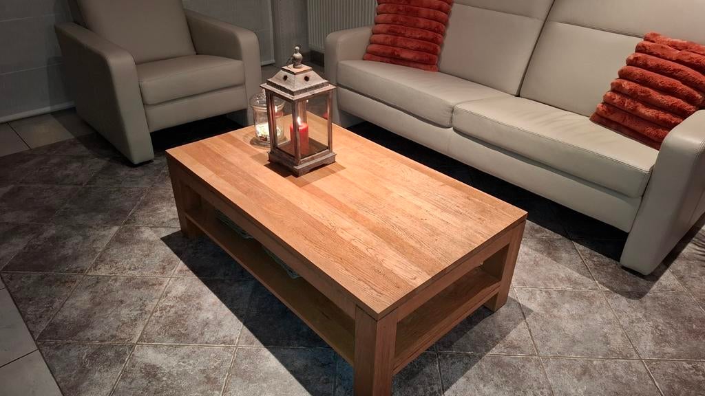 Table basse en chêne de haute qualité, Maison & Meubles, Mobilier complet, Enlèvement