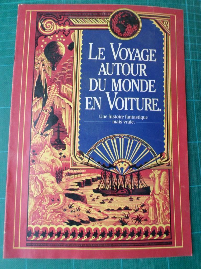 Audi et VW – le voyage autour du monde en voiture - 1986-24p, Verzamelen, Merken en Reclamevoorwerpen, Ophalen of Verzenden, Gebruikt