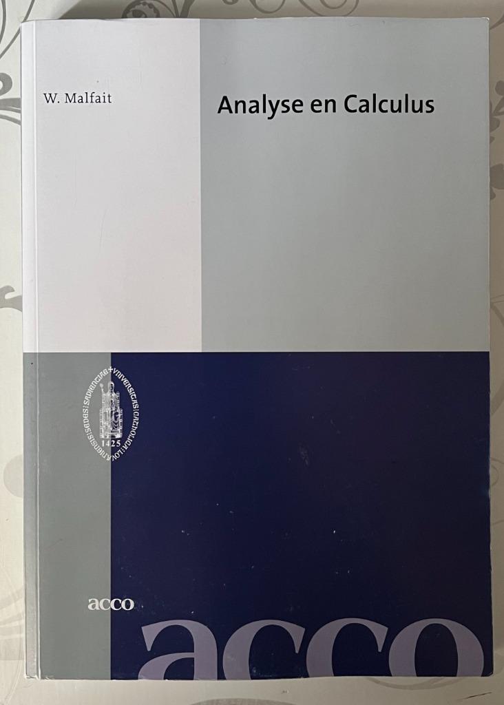 analyse en calculus, Boeken, Ophalen, Zo goed als nieuw, Natuurwetenschap
