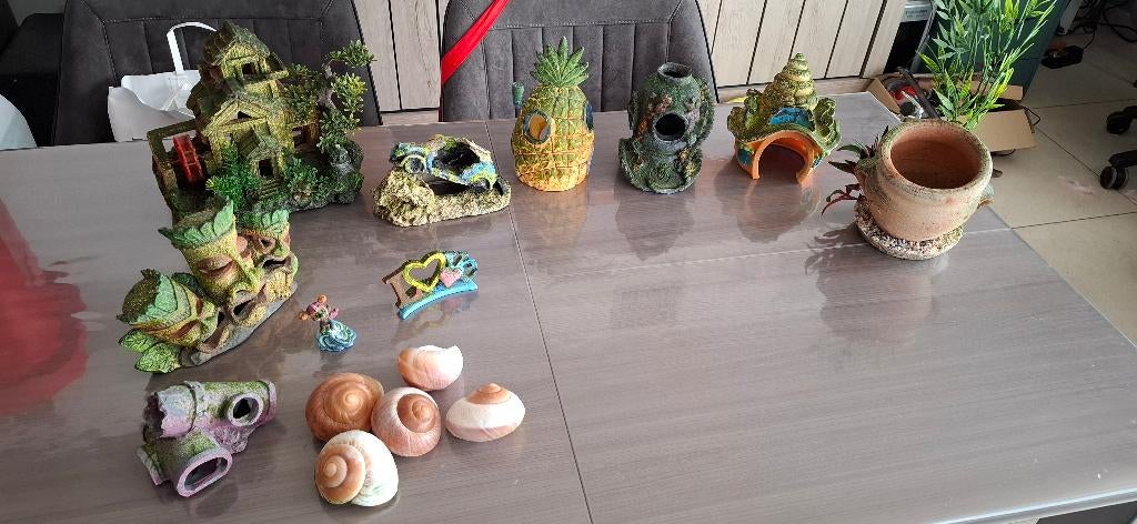 Decoratie aquarium, Dieren en Toebehoren, Vissen | Aquaria en Toebehoren, Gebruikt, Ophalen