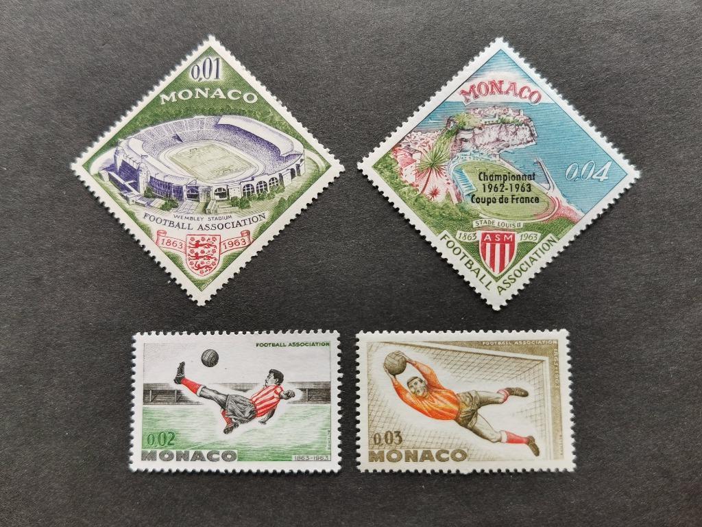 Monaco 1963 - sport - voetbal **, Ophalen of Verzenden, Monaco, Postfris
