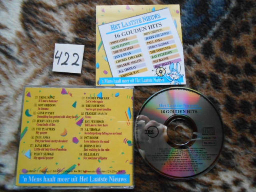 CD Het Laatste Nieuws - 16 Gouden Hits, Cd's en Dvd's, Ophalen of Verzenden, Gebruikt