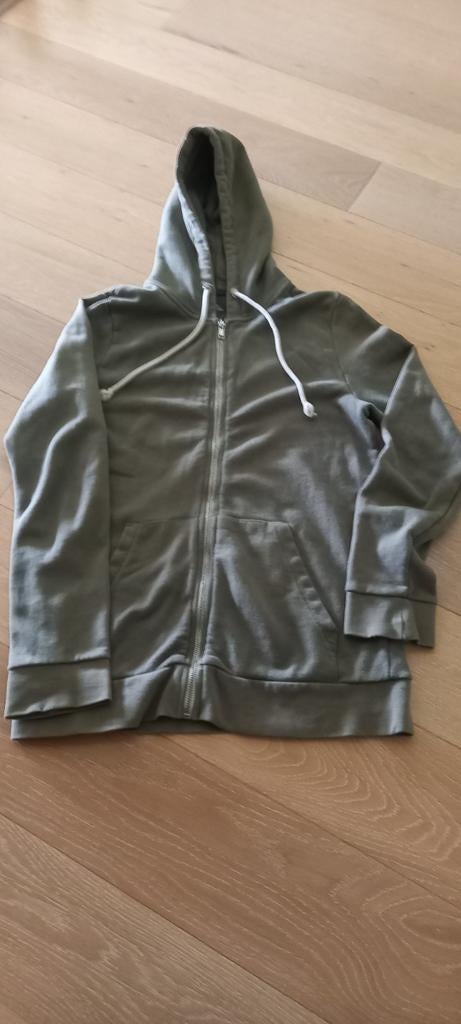 H&M kaki kleurige hoodie, Kleding | Heren, Jassen | Winter, Ophalen of Verzenden, H&M, Gedragen, Groen