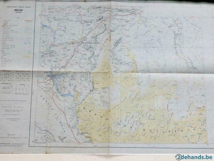 topografische kaarten I.G.N., Ophalen of Verzenden, Gelezen, Overige gebieden, Landkaart