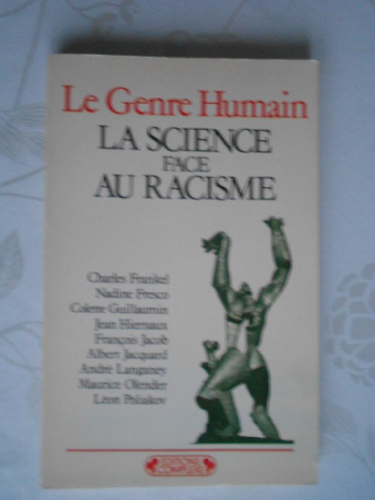 Maurice Olender (dir.), "La Science face au racisme", Maurice Olender, Enlèvement ou Envoi, Utilisé, Société