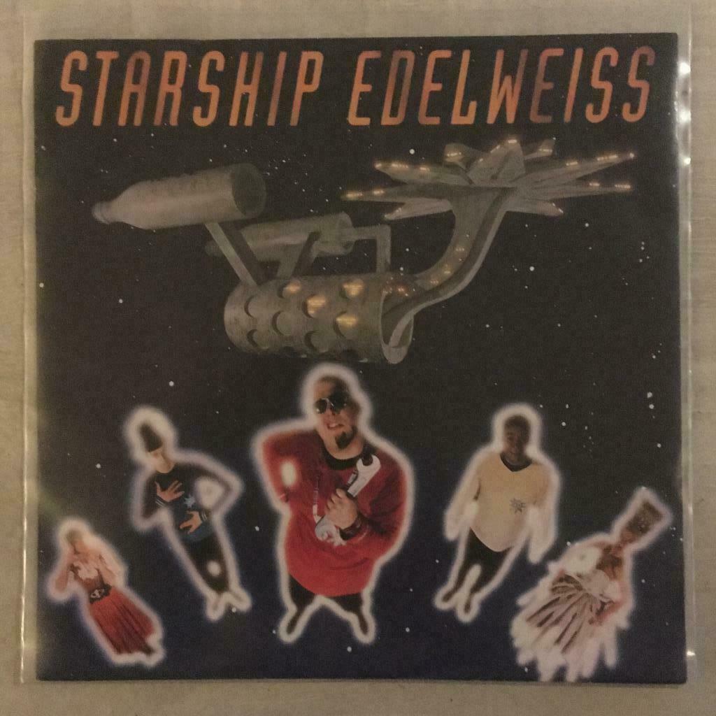 7" Edelweiss - Starship Edelweiss (WEA 1992) VG+, Verzenden, Gebruikt