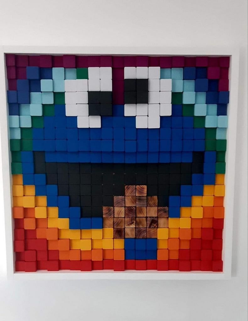 3D wood art, Wall art , kunstwerk hout, schilderij, Antiek en Kunst, Ophalen