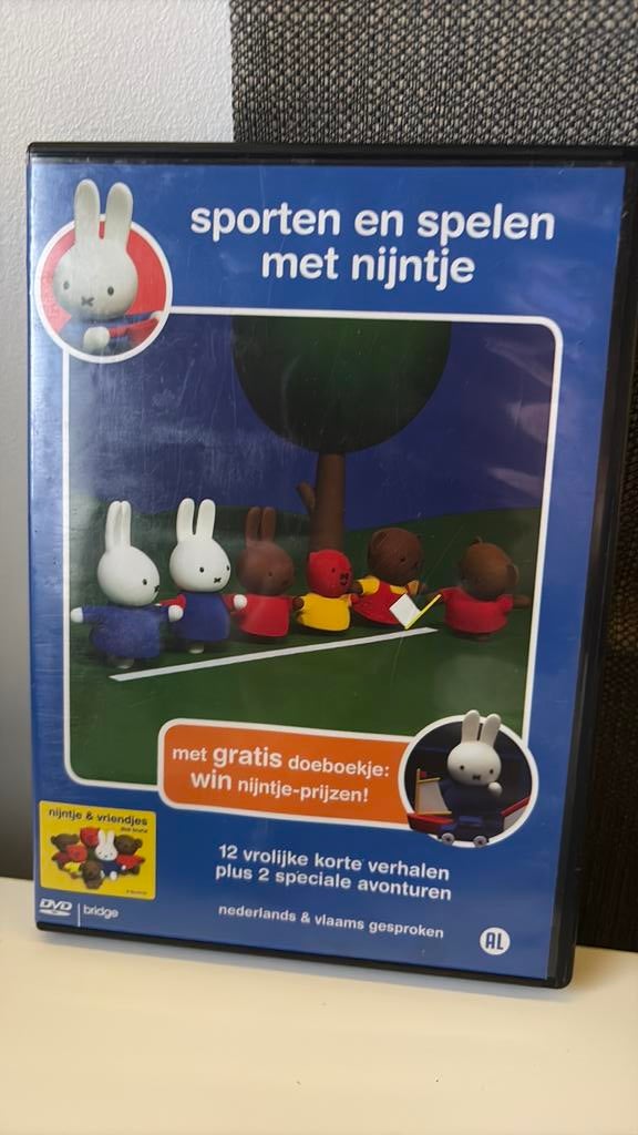 DVD Nijntje “sporten en spelen met nijntje”, Cd's en Dvd's, Ophalen of Verzenden, Gebruikt