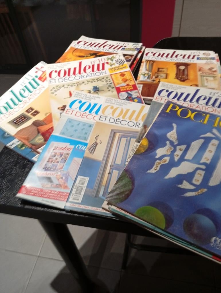Lot de revues  " couleurs et décoration", Enlèvement ou Envoi