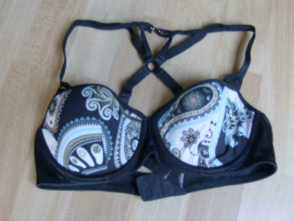 bh zwart/blauw merk marlies dekkers - maat eur 70b - fr 85b, Marlies Dekkers, Ophalen of Verzenden, Blauw, BH