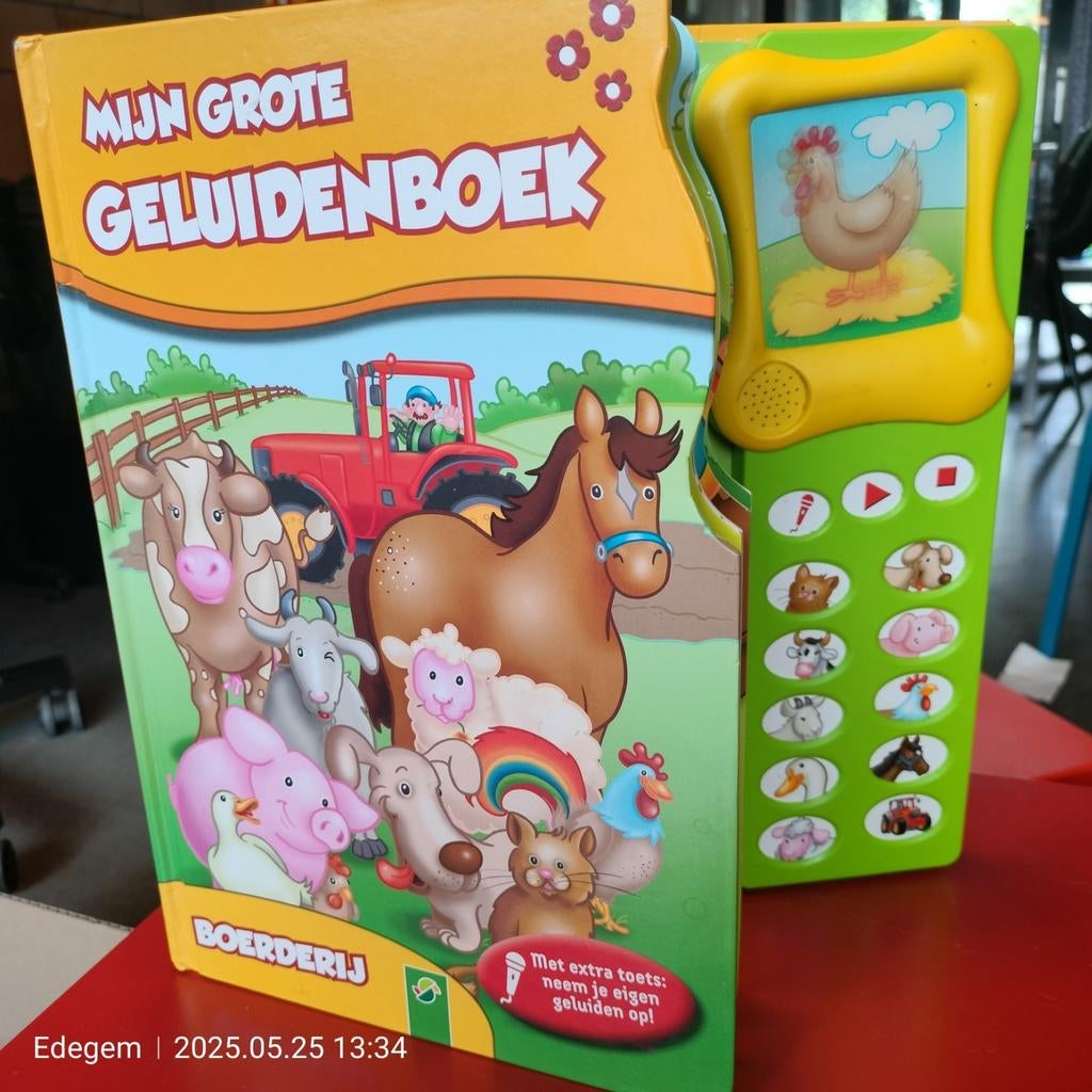 mijn grote geluidenboek, Boeken, Ophalen, Gelezen, 3 tot 4 jaar