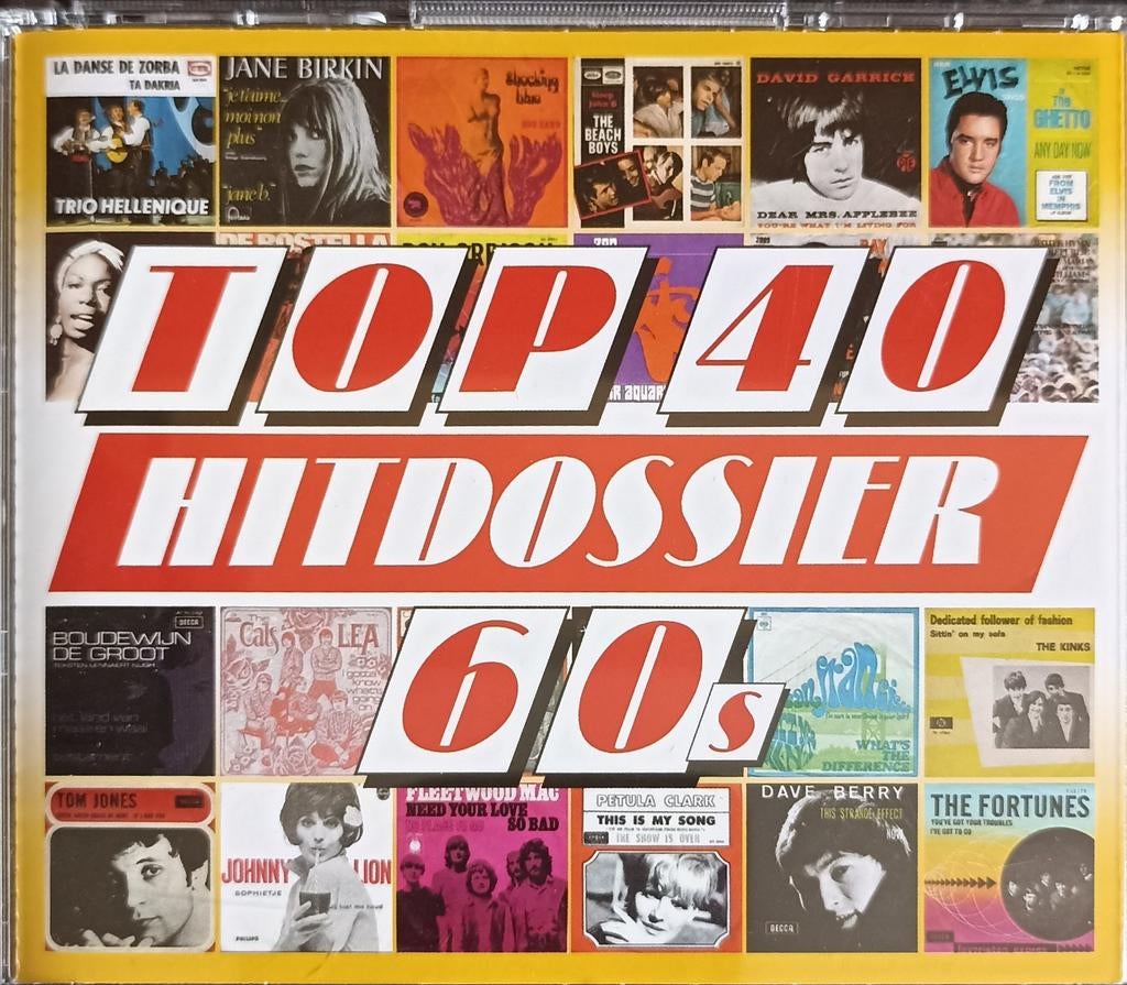 CD  box Top 40 hitdossier 60s, Cd's en Dvd's, Ophalen of Verzenden, Zo goed als nieuw