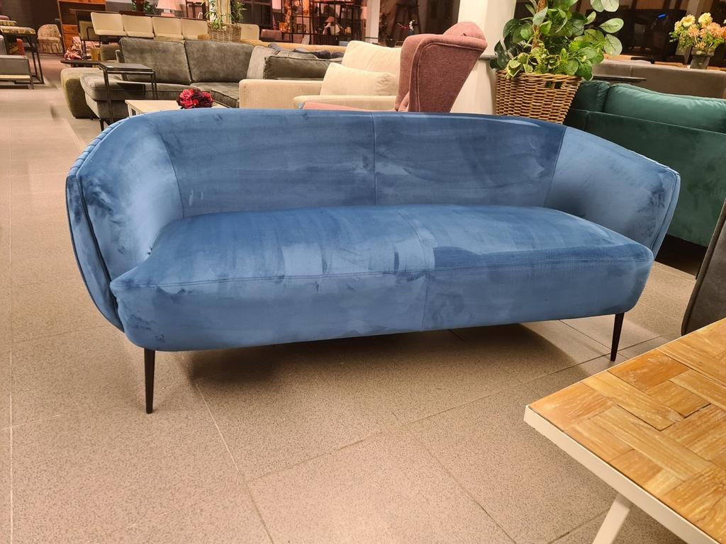 Nieuwe 2,5zits bank mid-century art deco model 180cm €495, Huis en Inrichting, Ophalen, Nieuw