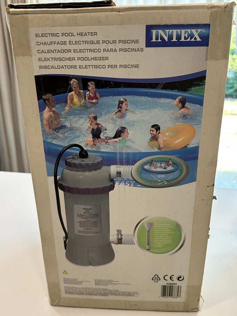 Intex elektrische zwembadverwarmer – in originele doos, Ophalen of Verzenden, Zo goed als nieuw
